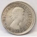AUSTRALIA 1963 . SIXPENCE . ERROR . MIS-STRIKE . BROADSTRIKE